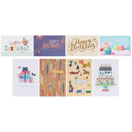 UPC 064319251799 product image for American Greetings Premium Birthday Greeting Card Collection  8-Count | upcitemdb.com