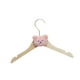 thumbnail image 5 of Juego de perchas de madera para niños, accesorios de almacenamiento de ropa para bebés, patrón de animales Oso de color rosa, 5 of 9