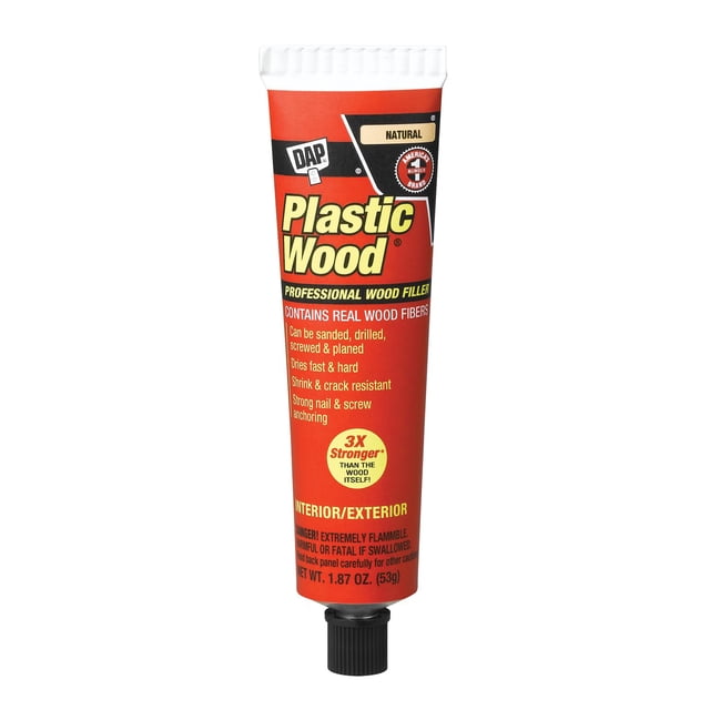 Relleno para madera DAP, plástico, a base de solvente, natural, 53 g