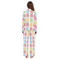 thumbnail image 3 of FORMRS Womens Pajama Set Long Sleeve Top and Pants with Pockets Soft Comfy Lounge Sleepwear, Sizes S-2XL, Gummy Bear Pattern, 3 of 7