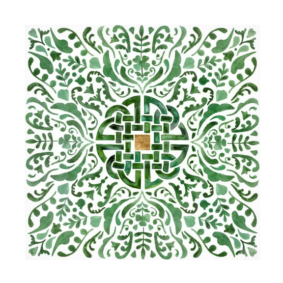 Victoria Borges 'Celtic Knot III' Canvas Art