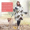 thumbnail image 4 of Wearable Oversized Blanket,Cartoon Dinosaurs Names Pattern Wearable Blanket Hoodie for Adults,Cozy Hooded Blankets with Super Pockets,Super Warm Fuzzy Pullover for Women & Men, 4 of 6