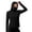 Black plus size sun protection shirts a1, variant on MORESEC Women Plus Size Hooded Long Sleeve Sun Protection Shirts UPF50 Solid Casual Workout Tops Rash Guard Fishing Hiking, Black 2XL