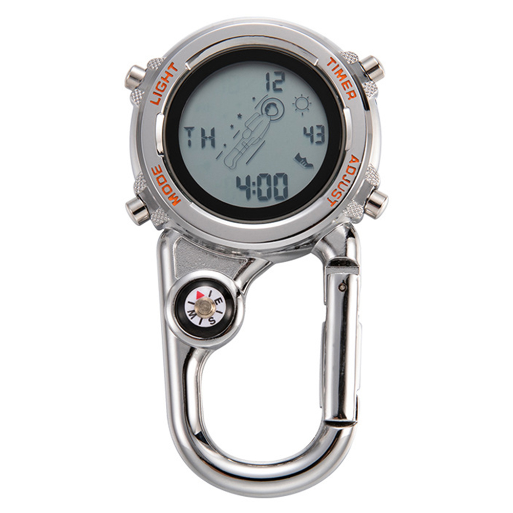 Men Women Digital Clip Watch Multifunctional Climbing Watch Backpack
