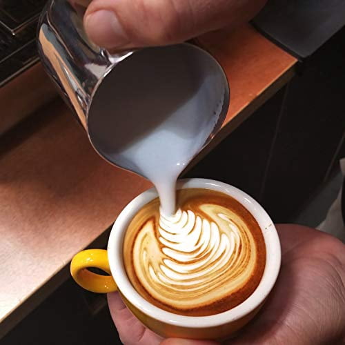 Rhino Coffee Gear 0799439358027 Milk Pitcher, 20 oz, Silver