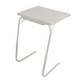 thumbnail image 5 of Bandeja De Mesa Para Sofá, Tubos De Acero Blancos Portátiles, Bandeja Plegable Para TV, 3 ángulos Determinados Para El Hogar, 5 of 7