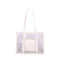 thumbnail image 1 of Bolso Hombro Transparente PVC Juego Forma Física Gran Capacidad Con () Blanco, 1 of 9