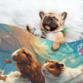 thumbnail image 3 of Yiaed Cloud Guinea Pig Print Dog Blankets-Cat Blanket Washable for Couch Protection,Puppy Blanket, Soft Plush Reversible Throw Furniture Protector-Medium, 3 of 8