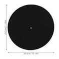 thumbnail image 2 of Raindrops 2Pcs Anti Static Felt Slipmats Protective Turntable Platter Vinyl Record Mats, 2 of 8
