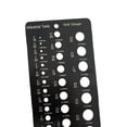 thumbnail image 3 of Calibre de broca Baoblaze Calibre de broca de Acero inoxidable 1/16-1/2 29 tamaños de agujeros, 3 of 3
