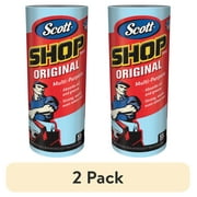(2 pack) Kimberly-Clark Scott Shop Towels, Single Roll