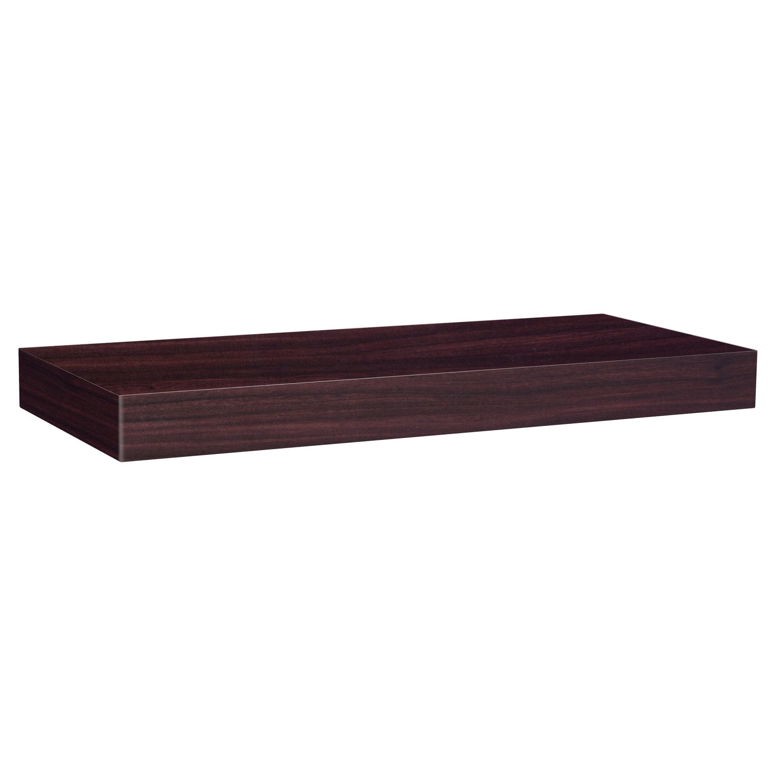 Way Basics Eco 24" Wall Shelf and Decorative Shelf, Espresso Walmart