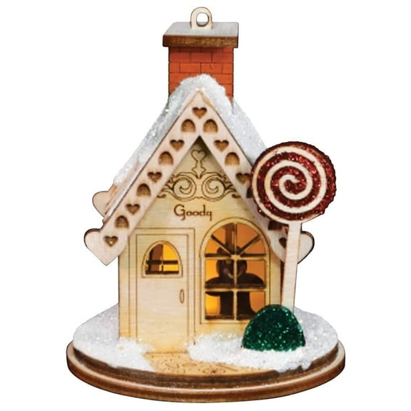 Ginger Cottages Goody Goody Gum Drop Shop Ornaments for Christmas Tree