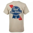 thumbnail image 3 of Pabst Blue Ribbon Distressed Logo Front and Back Print T-Shirt-Large, 3 of 3