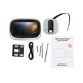 thumbnail image 1 of Smart Doorbell Camera 2.4GHz WiFi Peephole Camera 4.3-inch IPS Display APP Wireless Night PIR Movement Detection Doorbell Camera for Home Built-in Battery Rechargeable Peephole Viewer Doorb, 1 of 7
