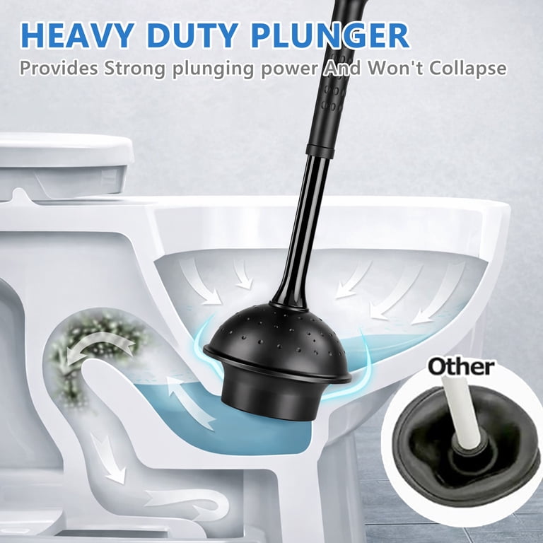 Toilet Brush and Plunger Set With Storage Caddy photo 4