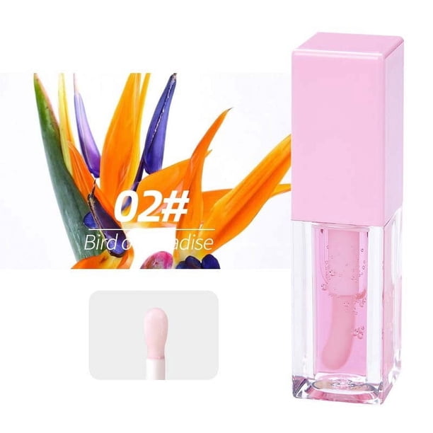 Lápiz labial para mujer, tinte labial, brillo labial, brillo de agua, espejo, esmalte de labios, color de labios, brillo labial líquido, lápiz labial de vidrio transparente Dudu, brillo labial, aceite