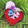 thumbnail image 2 of Muñeco de peluche de dibujos animados de Disney Lilo Stitch, caja de regalo con ramo de rosas, ramo de flores de Stitch, decoración del hogar, regalos de San Valentín y Navidad, 2 of 5
