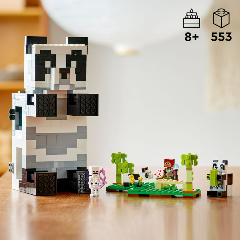 I just made this, a combination of the Lego Minecraft panda