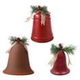 thumbnail image 4 of Christmas Bell Hanging Ornament Iron Art Christmas Tree Decoration Pendant Drop for Holiday Yard Indoor New Year Wreath Garland, 4 of 5