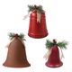 thumbnail image 4 of Adorno colgante de campana de Navidad, adorno de hierro para árbol de Navidad, adorno colgante para festival, corona, aniversario, hotel, porche, 4 of 5