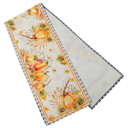 

1Pc Thanksgiving Party Decor Table Runner Exquisite Table Cover (Assorted Color)