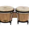 thumbnail image 2 of Cosmic Percussion CP221-DW Traditional Bongos - Dark Wood, 2 of 3