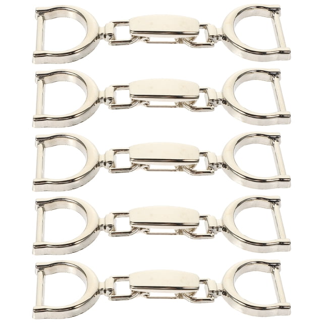 5 piezas de cadena de zapatos Hebillas de aleación Hebillas de bricolaje Bolso de zapatos Hebilla decorativa