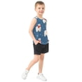 thumbnail image 4 of Christmas Polar Bears with Red Scarf Vest Undershirt Tank Top Sleeveless Quick Dry 3T, 4 of 7