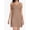 Dark Brown, variant on Mist Azur Women Full Slip for Under Dress Sleeveless Wide Straps Mini Slip Dress Nightgown 3761