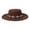 Coffee, variant on Western Women'S Turquoise-trimmed Silver-strap Vintage Wide-brimmed Hat