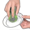thumbnail image 3 of 3 Pieces Of Pe Dishwashing Bru -type -insulating Ntat Pot Dishwashing Bru Functal Scouring Pads, 3 of 4