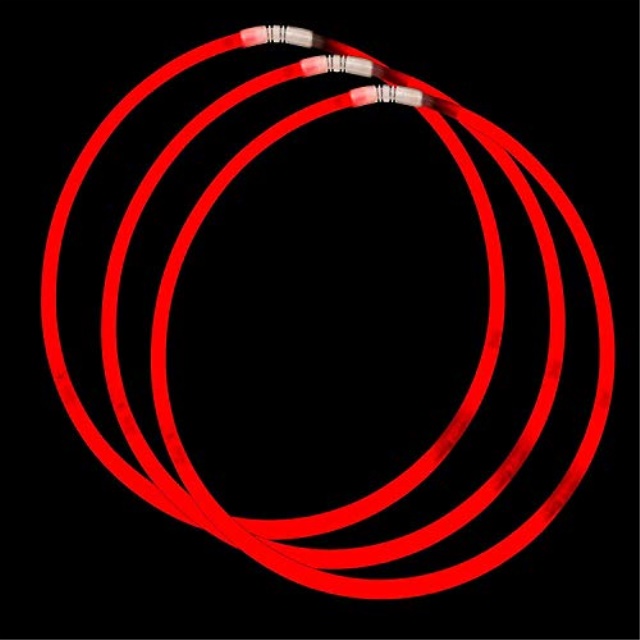 fun central 50 pack 22 inch glow sticks necklace in bulk wholesale