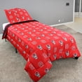 thumbnail image 2 of North Carolina State Wolfpack 3 Pc Reversible Cotton Comforter Set, 1 Comforter, 2 Shams, Full, 2 of 8