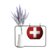 thumbnail image 1 of Suiza national flag World Cup Tarjeta de jarrón de lavanda artificial, 1 of 3