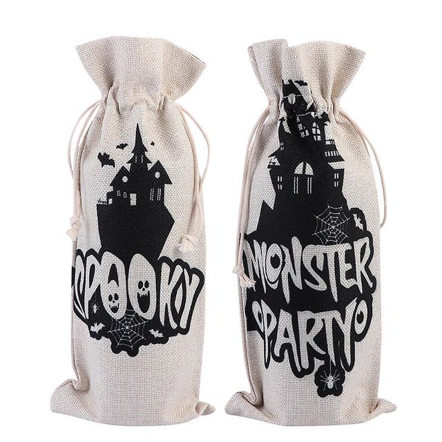Funda para Botella de Vino de Halloween Allinless 2 Piezas