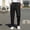 Black, variant on WIZUTIZ Dress Pants for Men Pleated Slacks Tapered Leg Adjustable Waist Pant Casual Business Formal Suit Pant with Pockets