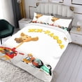 thumbnail image 3 of Gee-Raffa Conjunto de sábanas temático, trío de piezas, cómodo y amigable con la piel, diseño único, regalo de decoración para el hogar para familiares, amigos y fans,135cm *200cm, 3 of 6