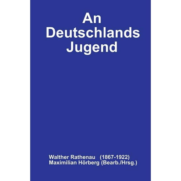 An Deutschlands Jugend, (Paperback)