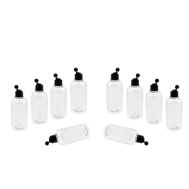 2x 5 Botellas Dispensadoras de Loción de Champú de Plástico Vacías Recargables