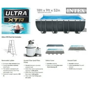 Ultra XTR 18 x 9 x 52 Rectangular Above Ground Pool Set W/ Pump