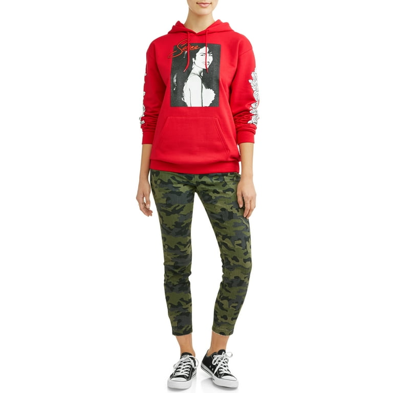 Red selena hoodie new arrivals