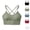 Green, variant on Sports Bras for Women Quick Drying Moisture Wicking Strappy Bra Lightweight Racerback Push Up Bralettes Workout Bra