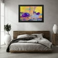 thumbnail image 3 of Stephen Chambers 32x23 Black Modern Wood Framed Wall Art Titled - Beach Horses 5, 3 of 6