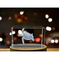 thumbnail image 3 of Presse-papier Gravé Tortue de Mer Hawksbill Crystal - Réplique Emblématique d'Habitant de Récif, 3 of 4
