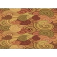 thumbnail image 1 of Ahgly Company Machine Washable Indoor Rectangle Transitional Mahogany Brown Area Rugs, 6' x 9', 1 of 7