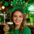 thumbnail image 4 of Deeceymbur One Size St Patricks Day Green Headband Irish Festival Party Carnival Prop Unisex Headwear, 4 of 6