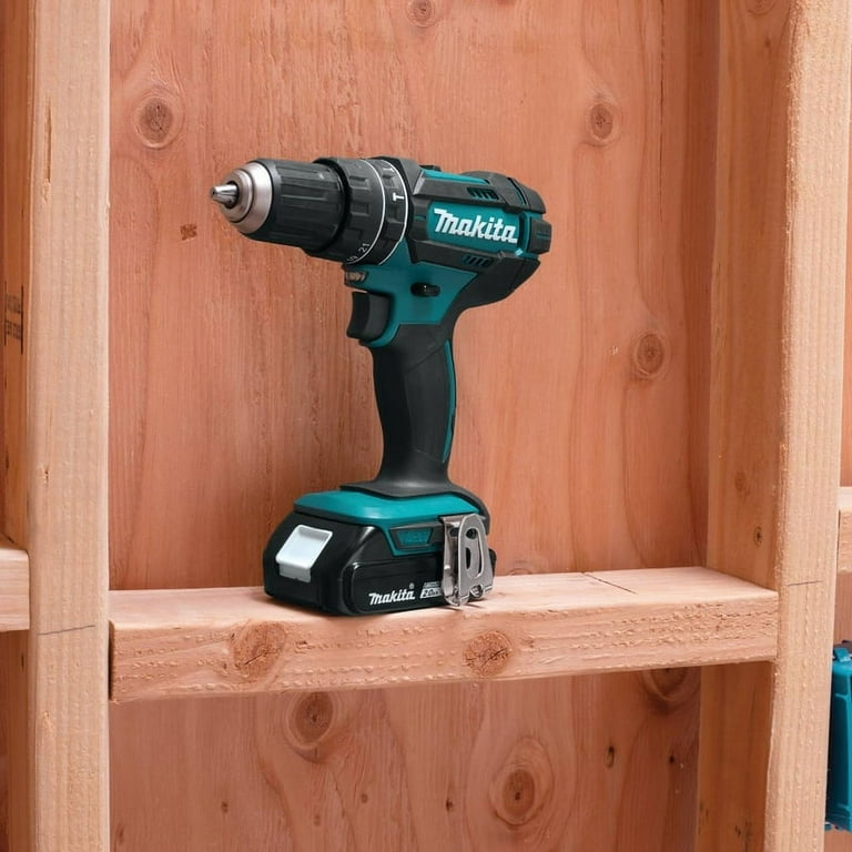 Makita 18V Compact Cordless Hammer Driver-Drill, 2.0Ah - Walmart.com