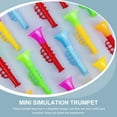 thumbnail image 3 of WHAMVOX 20Pcs Trumpet Kids Mini Trumpet Plastic Assorted Color for Brain Development Promotion, 3 of 8