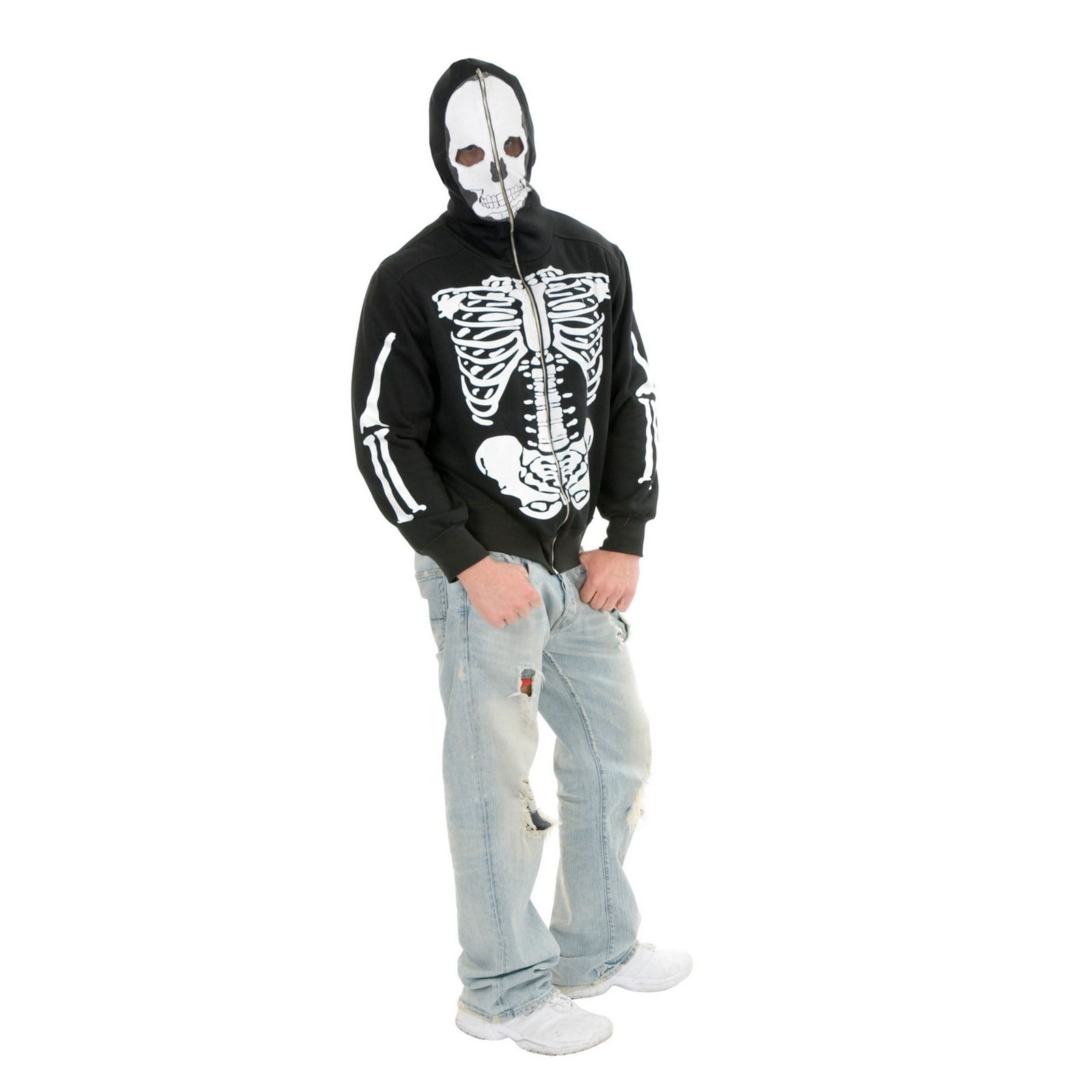 skeleton hoodie dress
